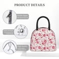 thumbnail image 4 of KLL Rose Flowers for Insulated Lunch Bag- Leakproof Cooler Tote Bag Organizer for Women & Men - Reusable Lunch Box for Office Picnic Hiking Beach-One Size, 4 of 6