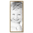 thumbnail image 2 of ArtToFrames 17" x 41" Gold Square with Beads Picture Frame, 17x41 inch Gold Wood Poster Frame (WOM-5020), 2 of 7