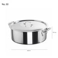 thumbnail image 2 of BUDINERA DE ALUMINIO TRIPLE FUERTE  No. 30  CACEROLA GRAN CHEF, 2 of 4
