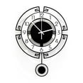 thumbnail image 6 of Wall Clock for Living Room Decor, Decorative Modern Wall Clocks with Pendulum, 6 of 9