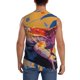 thumbnail image 4 of Balery Colorful Gecko Jungle Art Camisetas sin mangas para hombre, absorbe la humedad y protege contra el mal olor.-Medium, 4 of 7
