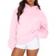 thumbnail image 5 of Jersey informal de manga holgada estilo Y2K para mujer sudadera con capucha lisa traje de calle sencillo, 5 of 6