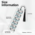 thumbnail image 3 of Kdxio Butterfly Print Metal Tassel Bookmarks,Perfect Gift for Art Lovers and Bookworms Metal Bookmarks for Women, 3 of 8