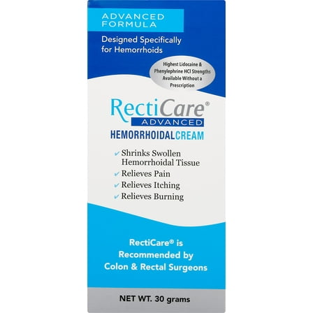 Advanced Ferndale Laboratories RectiCare Hemorrhoidal Cream, 30 g