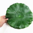 thumbnail image 2 of 12 Pcs/1 Artificial Pond Plants Lily Pad Lotus Leaf Decoration Leaves, 2 of 8