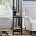 thumbnail image 2 of Butler Specialty Company Lana Resin And Bone Inlay Side Table - Black / White, 2 of 8