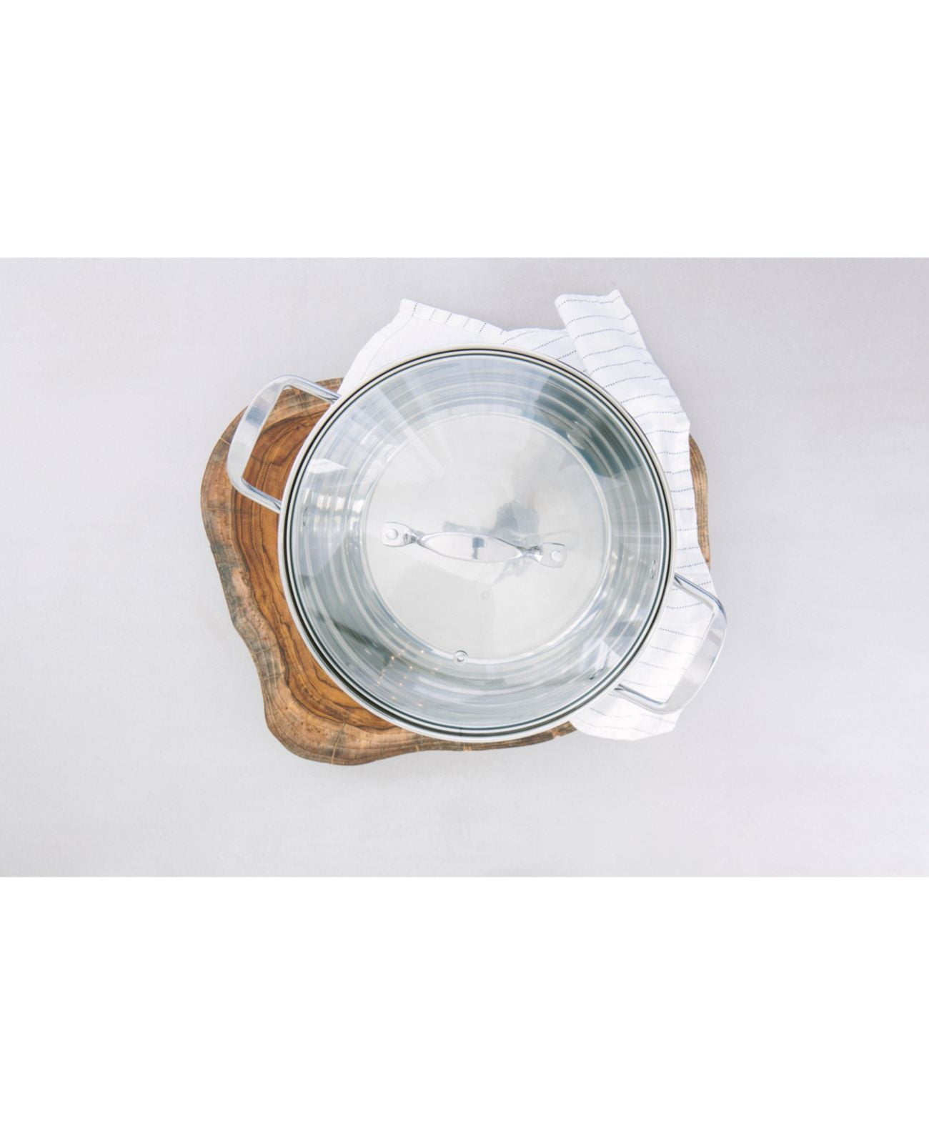 Sedona Stainless Steel 8Qt. Covered Casserole with Lid