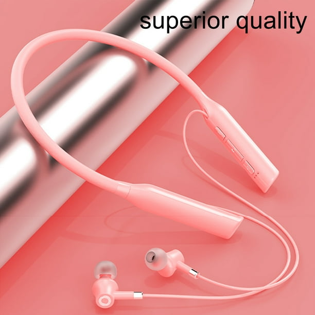 Twowood auricular YD08 Bluetooth compatible con Bluetooth 5.0 Auriculares inalámbricos Cuello Colgante Tarjeta Estéreo Insertar Auriculares Para Deportes
