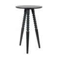 thumbnail image 5 of Décor Therapy Silverwood Allison Compact Round Accent Table with Turned Legs, Navy, 5 of 6