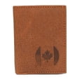 thumbnail image 4 of Marshal Canada Flag RFID Blocking Genuine Leather Bifold Trifold Wallet for Men Trifold, 4 of 7