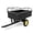 Black + Yellow, variant on Utility Trailers - 750 Lbs Heavy Duty ATV Trailer with Removable Sides,15 Cubic Feet ATV Trailer,ATV Dump Trailer for Riding Mowers, Lawn Tractors & Garden Hauling