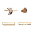 thumbnail image 1 of Shisuyan 4 Pcs Watchband Charms Watch Strap Rings Loops Smartwatch Strap Ring Decors, 1 of 8