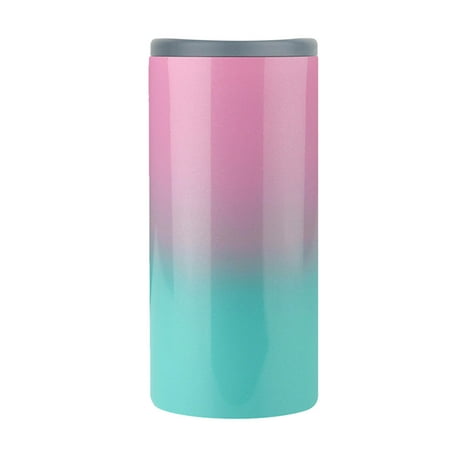 

Shiusina Stainless Steel Insulated Slim Can Cooler For 12Oz Double-walled Vacuum Stainless Steel Can Cooler Holder Thermos Cup