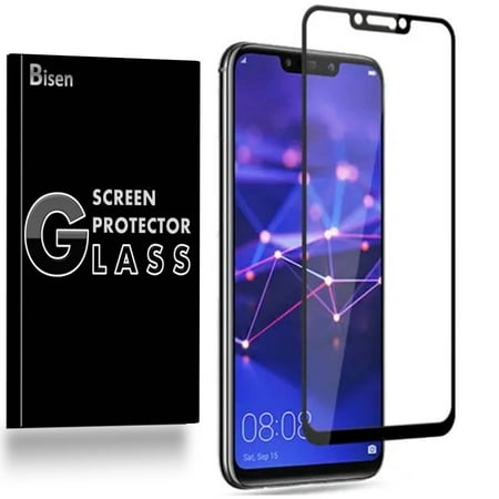 Fit For Huawei Mate 20 Lite [BISEN] FULL COVER Tempered Glass Screen Protector, Anti-Scratch, Anti-Shock, Shatterproof, Bubble Free