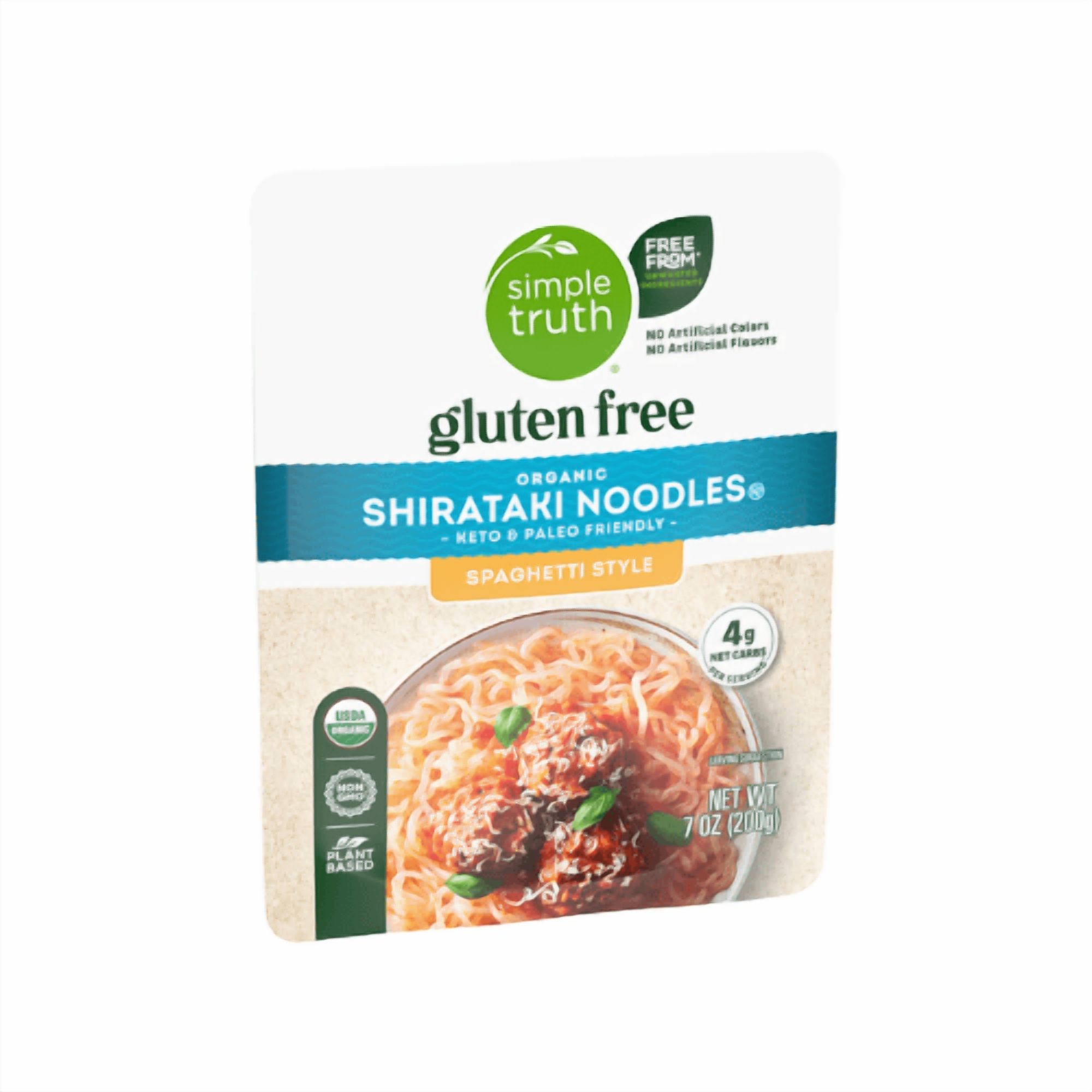 Simple Truth Organic Shirataki Noodles, Spaghetti Style, Gluten Free, 2-Pack, 7 oz