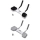 thumbnail image 5 of Entrenador de soporte de tablones Eigraketly con temporizador ABS Blanco, 5 of 6