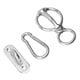 thumbnail image 5 of Anillo de metal para atar a los caballos, anillo de acero inoxidable para atar a los caballos, suministros para anillos de acero inoxidable para atar a los caballos, pieza par, 5 of 12