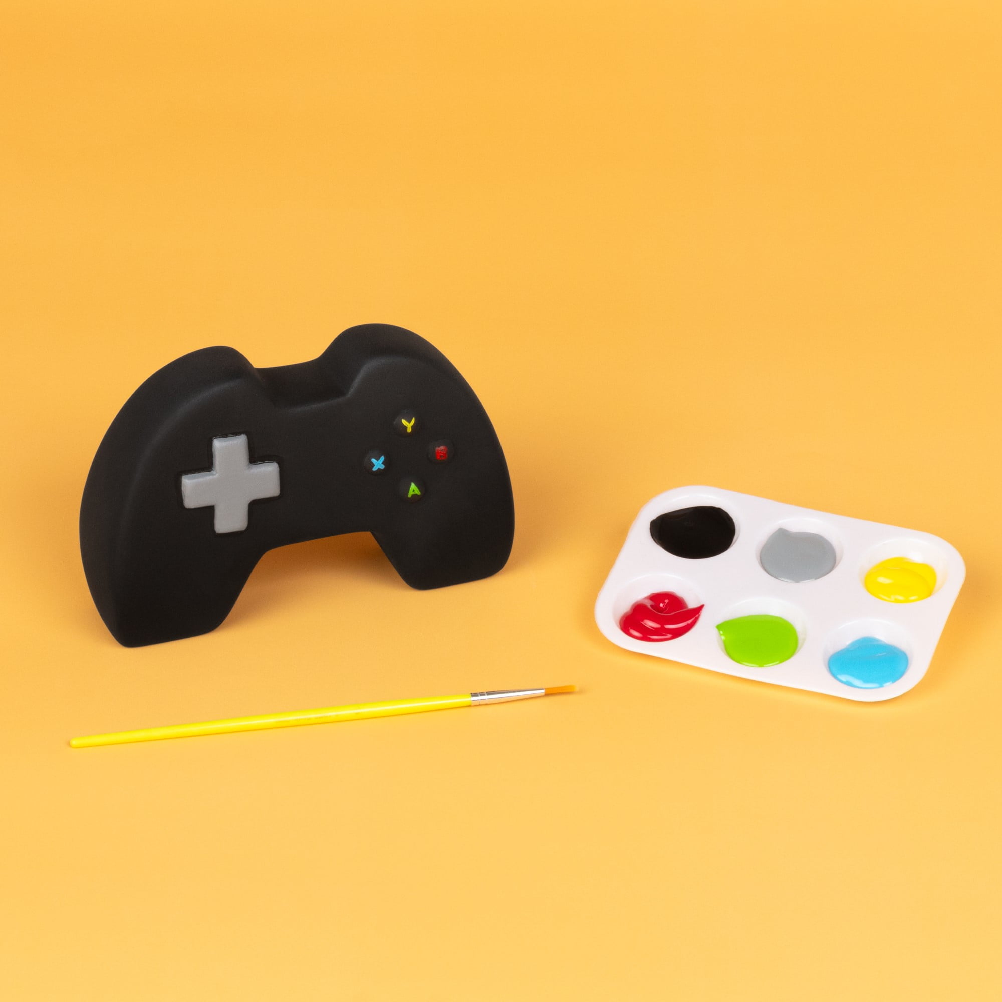 Hello Hobby Paintable Ceramic Game Controller Unpainted for All Ages Unisex .8 oz Art & Craft Kits