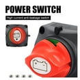 thumbnail image 2 of Interrupteur de Coupure de Batterie de Voiture 275A-455A 12V-48V Déconnecteur ON/OFF 2 Positions Isolateur pour Véhicules Marins RV ATV UTV, Grand Utilisation, 2 of 5