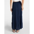 thumbnail image 3 of No Boundaries Side Tie Tiered Maxi Skirt, Women's and Women's Plus Sizes XXS-4X, 3 of 5
