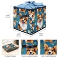 thumbnail image 3 of Corgi Foldable Storage Cubes with Handle, 10.8"x10.5"x10.6", Large Capacity - Storage Basket for Clothes Storage, 3 of 6