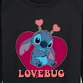 thumbnail image 3 of Lilo & Stitch - Lovebug Stitch - Women's Lightweight French Terry Long Sleeve Shirt, 3 of 5