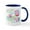White/Navy Inside, variant on CafePress - Peppa Pig: Splish Splash - 11 oz Ceramic Mug - Novelty Coffee Tea Cup