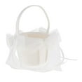 thumbnail image 1 of Canasta De Flores De Beige Con Cintas De Grandes 21x22 Cm, 1 of 9