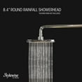 thumbnail image 6 of Keeney K711CP Stylewise Rain Shower Head with Full Coverage Spray, Chrome, 6 of 8
