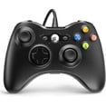 thumbnail image 1 of Xbox 360 Wired Controller Dual Vibration Turbo Gamepad Compatible with Xbox 360/Slim & PC Windows 7, 8, 10 Black, 1 of 5