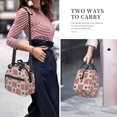 thumbnail image 2 of DouZhe Lunch Bags for Women and Men, Retro American Flag Patriotic Prints Reusable Portable Insulated Cooler Waterproof Lunch Tote Bag for Travel Work Picnic, 2 of 7