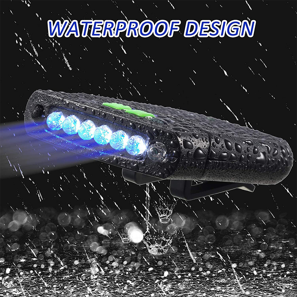 Waterproof LED Clip on Cap Light, USB Rechargeable Cap Flashlight, Ultra  Bright Hands-Free Clip On Hat Light Flashlight Headlamp for Camping Hunting  Fishing