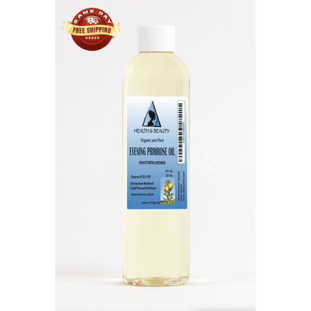 EVENING PRIMROSE OIL REFINED ORGANIC CARRIER COLD PRESSED PURE 8 OZ