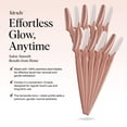 thumbnail image 3 of Kitsch Shaping Dermaplaning Tool for Eyebrow & Face, Pink (1 Pack), 3 of 9