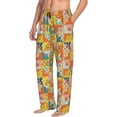 thumbnail image 6 of Gukieu different patchwork Print Men's Home Trousers, Elastic Drawstring Home Pajamas Clothing Suitable for Adult Men-Small, 6 of 6