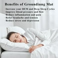 thumbnail image 5 of Grounding Mat for Bed, Grounding Mattress Cove for Improve Sleep, Grounding Sleep Pad, Earth Mat Conductive Carbon Leatherette Grounding Therapy (55" x 71"), 5 of 6