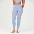 thumbnail image 2 of YITTY Active UltraLuxe High Waisted Leggings for Women, No Front Seam Tummy Control, Buttery Soft, Womens Yoga Pilates Gym, Glacial Blue, S, 25", 2 of 6