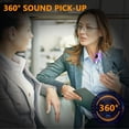 thumbnail image 4 of QUMIIRITY Durable Clip On Microphone with Sturdy Clip for Phone Streaming Recording Video Chat Black PVC 3pcs, 4 of 7