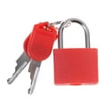 thumbnail image 4 of koolsoo 1 Set Mini Small Steel Padlock Suitcase Keyed Lock Multicolor Security Lock with Red, 4 of 8