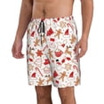 thumbnail image 2 of Balery Gingerbread Holiday Sweets Traje de Baño Estilo Hawaiano para Hombre, Shorts de Secado Rápido con Bolsillos-3X-Large, 2 of 6