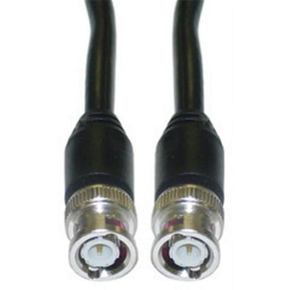 BNC RG59-U Coaxial Cable  Black  BNC Male  6 foot