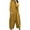 Yellow—Jumpsuit, variant on AGWOLF Women's Linen One Piece Jumpsuits Baggy Long Sleeve Button Down Jumpsuit Wide Leg Long Pants Rompers with Pockets Spring Summer Romper