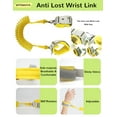 thumbnail image 5 of Meottam Toddler Harness Leash with Anti Lost Wrist Link, Cute Kids Harnesses With Children Leashes, Yellow Bees Baby Traction Safety Rope Leash for Boys/Girls Walking Assistant (Bee), 5 of 7