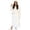 White Hooded - Standard, variant on Crescentt Luxury Terry Cloth Bath Robes with Slippers for Women Cotton Terry Shawl Collar Robe with Slippers - Cherry Pink Shawl - Petite XS/S