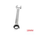 thumbnail image 4 of Kenally Perno para motocicleta y coche, llaves de carraca de cabeza fija, herramientas de reparación de engranajes de par de llave de doble extremo de Artesanía 18 mm Kenally JJ8650-13, 4 of 6