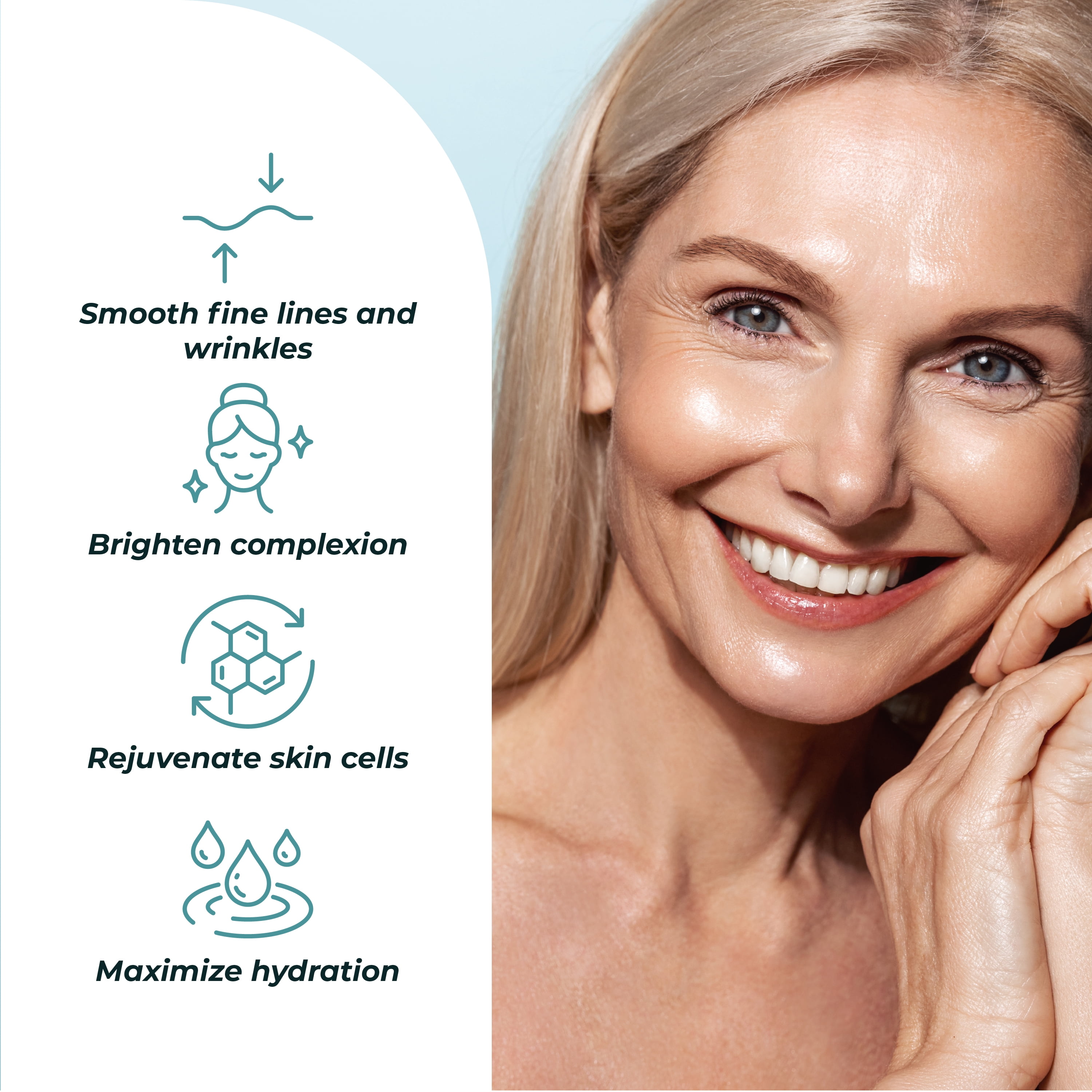 Marine Collagen and Hyaluronic Acid Supplements, Collagen Supplements With Hyaluronic Acid for Hair Skin Nails by PureHealth Research