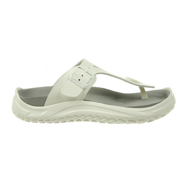 Shoes Women's Meru Recovery Sandal: 6 (B) White/Smooth Buckle - Walmart.com