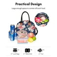 thumbnail image 3 of Bolsa de almuerzo para mujeres, hombres, adultos, fiambrera aislada con correa ajustable para el hom Tomshoo Gris, 3 of 7
