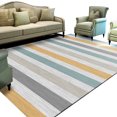 thumbnail image 1 of Tapis de Zone Géométrique Ultra Doux Résistant aux Taches Décoration Maison pour Salon Chambre, 1 of 9