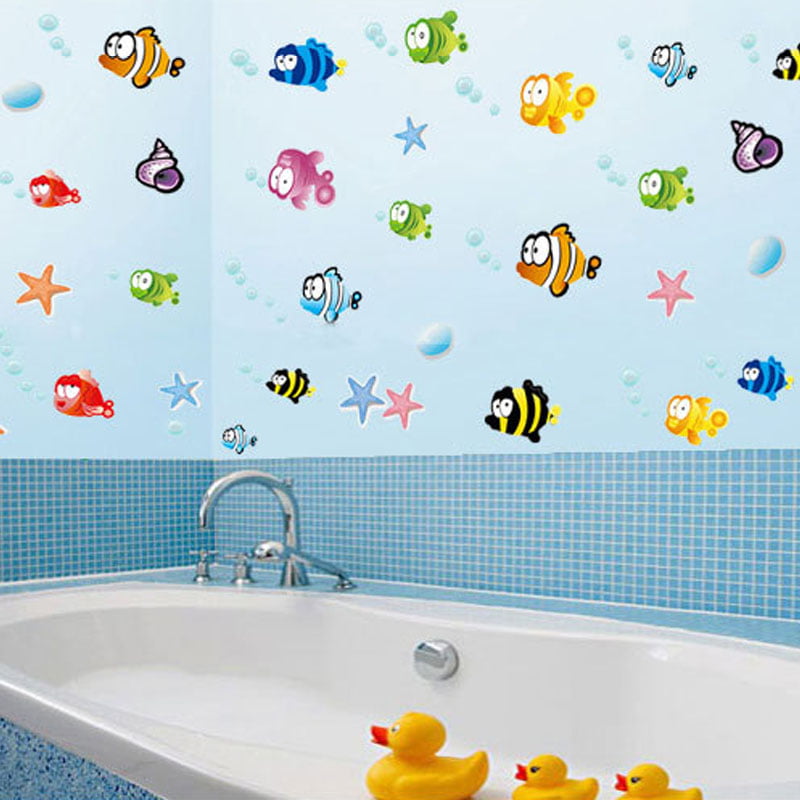 New Fish Seabed NEMO Wall Sticker Cartoon Wall Sticker Decor Removable  Vinyl Nursery Kids Room Decals 